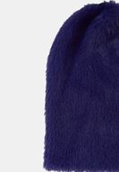 Bayan Lacivert Tüy Detaylı Bere