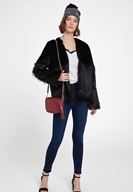 Bayan Gri Taş Detaylı Bere