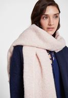 Bayan Pembe Yumuşak Dokulu Uzun Şal