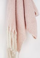 Bayan Pembe Yumuşak Dokulu Uzun Şal