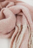 Bayan Pembe Yumuşak Dokulu Uzun Şal