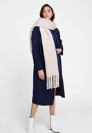 Bayan Pembe Yumuşak Dokulu Uzun Şal