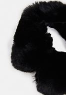 Bayan Siyah Suni Kürk Kısa Boyunluk