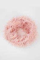 Bayan Pembe Tüylü Şal