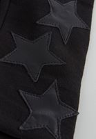 Bayan Siyah Yıldız Detaylı Eldiven
