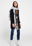 Bayan Çok Renkli Uzun Yıldız Desenli Şal