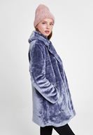 Bayan Mavi Suni Kürk Kaban