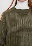 Bayan Çok Renkli Sim Detaylı Çizgili Triko