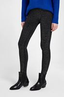 Bayan Siyah Parlak Tayt