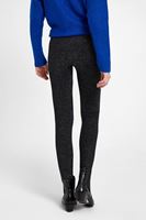 Bayan Siyah Parlak Tayt