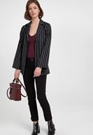 Bayan Bordo V Yaka Kalın Askılı Pamuk Atlet