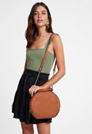 Bayan Yeşil Askı Detaylı Kare Yaka Bluz