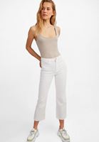 Bayan Krem Kalın Askılı Kare Yaka Atlet