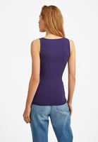 Bayan Mor Kalın Askılı Kare Yaka Atlet