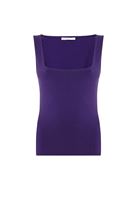 Bayan Mor Kalın Askılı Kare Yaka Atlet