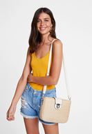 Bayan Turuncu İnce Askı Detaylı Atlet