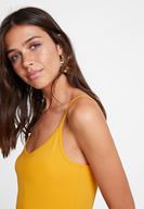 Bayan Turuncu İnce Askı Detaylı Atlet