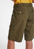 Bayan Yeşil Cepli Kargo Şort