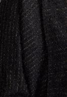 Bayan Siyah Parlak Detaylı Hırka