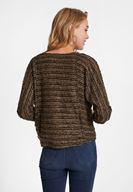 Bayan Yeşil Parlak Detaylı Hırka