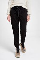 Bayan Siyah Beli Bağlama Detaylı Jogger ( TENCEL™ )