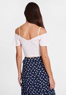 Bayan Pembe Belden Bağlama Detaylı Askılı Bluz