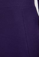 Bayan Mor Asimetrik Dikiş Detaylı Etek