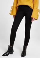 Bayan Siyah Orta Bel Tayt