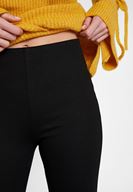 Bayan Siyah Orta Bel Tayt