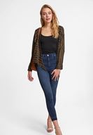 Bayan Siyah İnce Askılı Pamuk Atlet