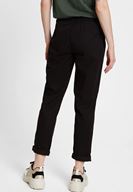 Bayan Siyah Bağcıklı Cep Detaylı Jogger