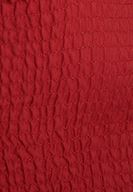 Bayan Kırmızı Askılı Gipeli Bluz