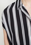 Bayan Çok Renkli Karışık Desenli Kısa Kollu Gömlek