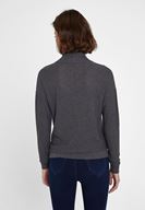 Bayan Gri Uzun Kollu Balıkçı Yaka Triko