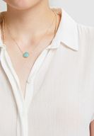 Bayan Krem Kısa Kollu Viskon Gömlek