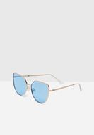 Bayan Mavi Renkli Cam Detaylı Güneş Gözlüğü