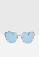 Bayan Mavi Renkli Cam Detaylı Güneş Gözlüğü
