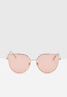 Bayan Gri Renkli Cam Detaylı Güneş Gözlüğü