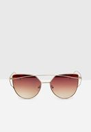 Bayan Mor Çift Köprülü Güneş Gözlüğü