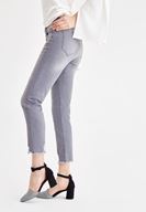 Bayan Gri Orta Bel Cigarette Pantolon