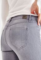 Bayan Gri Orta Bel Cigarette Pantolon