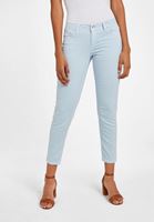 Bayan Krem Düşük Bel Slim Boyfriend Pantolon