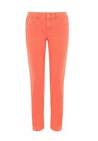 Bayan Turuncu Düşük Bel Slim Boyfriend Pantolon