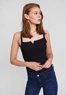 Bayan Siyah Sırtı Çapraz Askılı Bluz