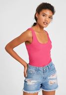 Bayan Pembe Kalın Askılı Atlet