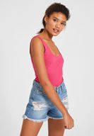 Bayan Pembe Kalın Askılı Atlet