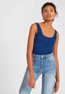 Bayan Lacivert Kalın Askılı Atlet