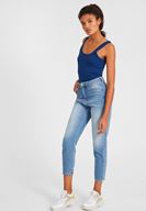 Bayan Lacivert Kalın Askılı Atlet