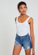 Bayan Beyaz Kalın Askılı Atlet