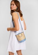 Bayan Beyaz Çift Askılı Elbise